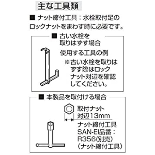SANEI ワンホール混合栓 K87110JV-13