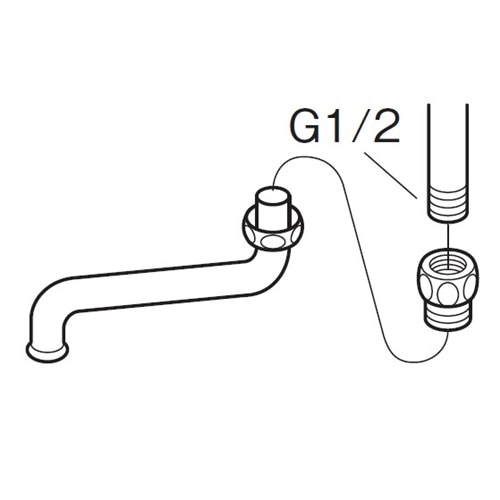 SANEI パイプアダプターPT35-25S 25Ｓ