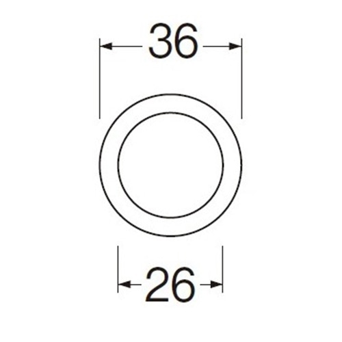 SANEI トラップ用平パッキンPP40-54S-32 32mm