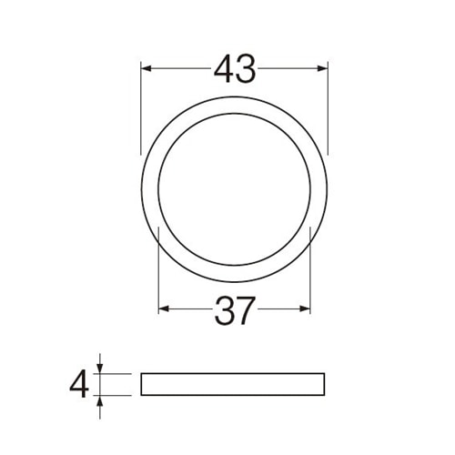 SANEI ロータンクサイフォン用袋ナットパッキンPP42-32S-38 32Ｓ-38