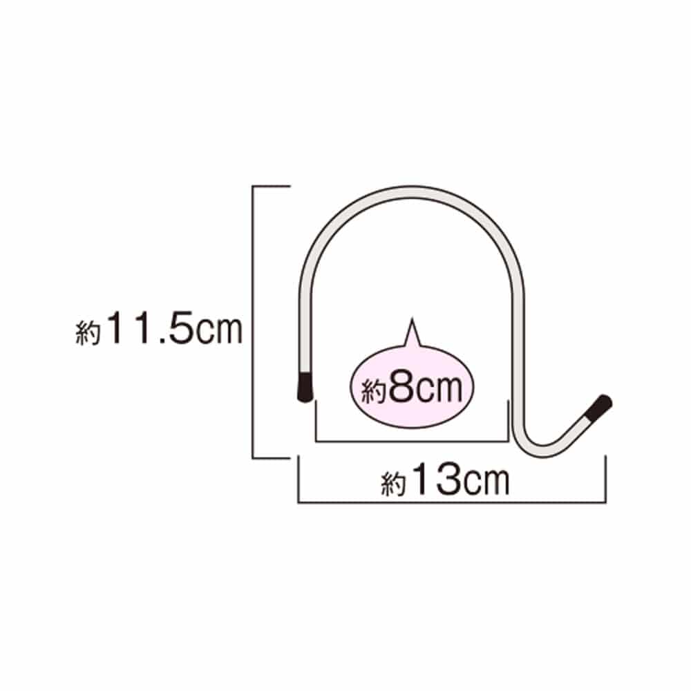 タカショー メタルハンギング　手摺り用フック　ＮＰＭＨ－Ｔ０４ 約幅13cm×厚さ0.7cm×高さ11.5cm