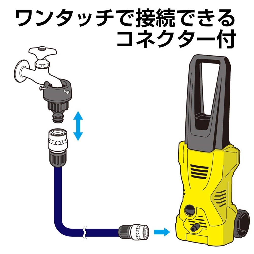 タカギ（takagi)　ホース 送水ホース 2m 高圧洗浄機 PH002NB 2m