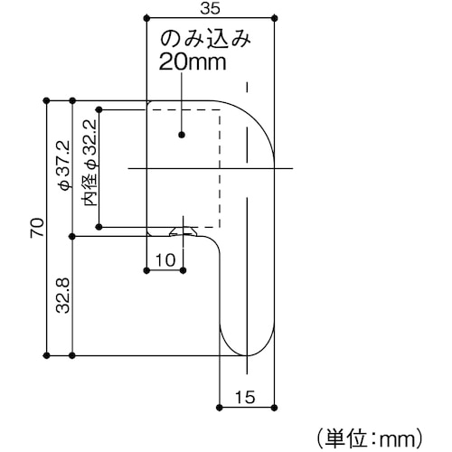 マツ六　Ｒエンドキャップ　ＥＬ－８４５