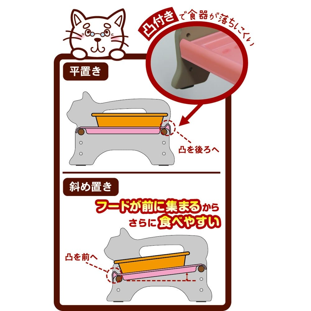 洗える　外せる　キャットダイニング