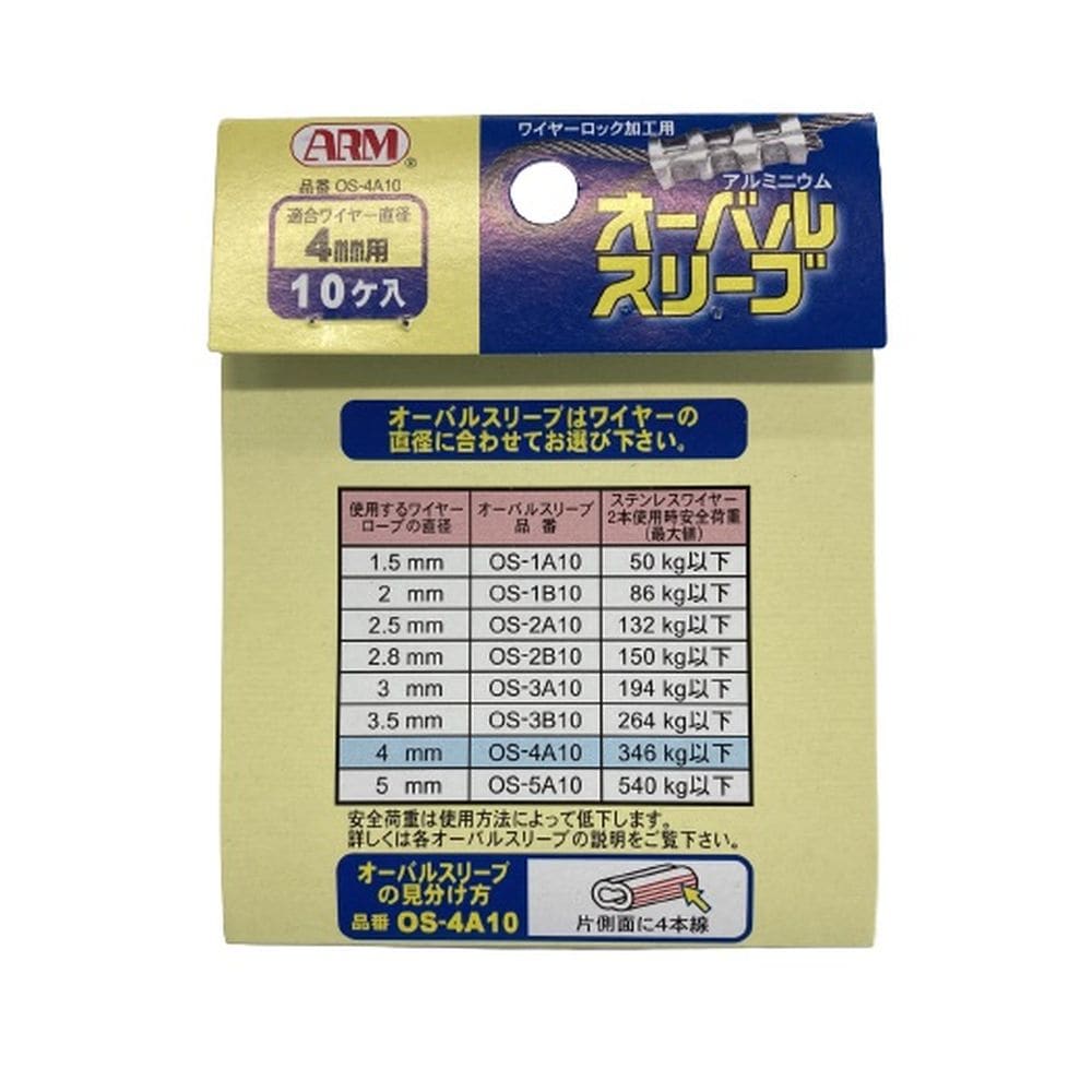 オーバルスリーブ OS－4A10: 工具|ホームセンターコーナン