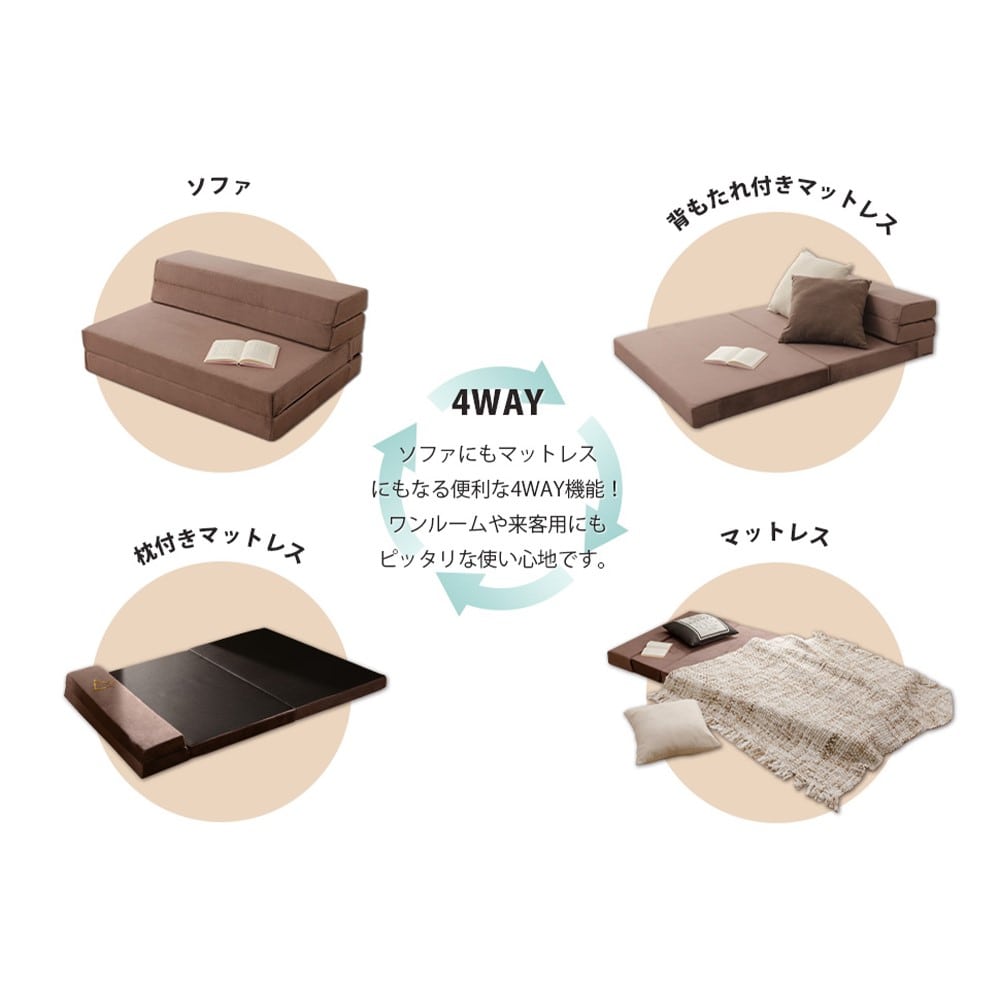 セルタン　４ｗａｙマットレス　ダブル　ブルー　Ａ８４０ａ－６５０ＢＬ ブルー