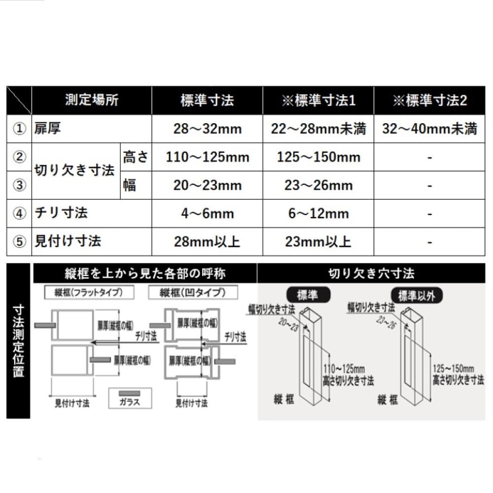 万能引戸錠 ＨＤ－１００