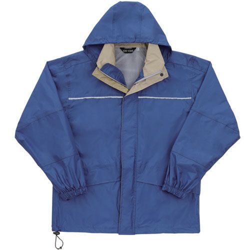 【アウトレット】コーコス信岡(CO-COS)　セットアップレインスーツ・上着 Z-3001 M ネイビー M ネイビー