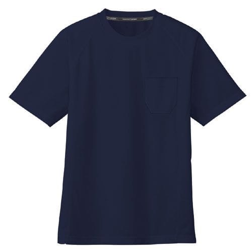 コーコス信岡(CO-COS)　半袖Tシャツ AS-657 L ネイビー
