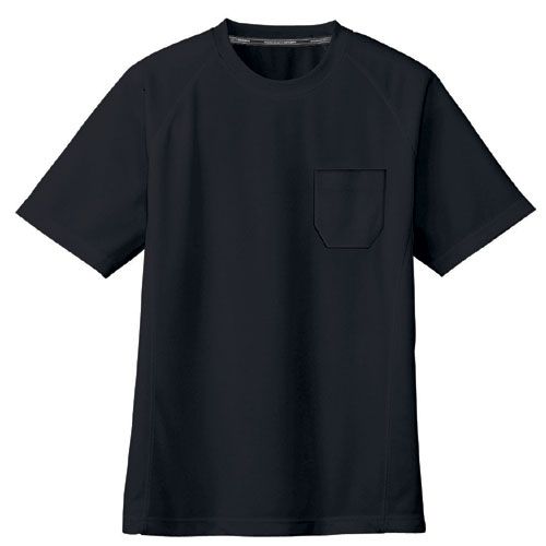 コーコス信岡(CO-COS)　半袖Tシャツ AS-657 L ブラック