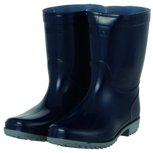 コーコス信岡(CO-COS)　PVCショート長靴 HB-866 24.5cm ネイビー