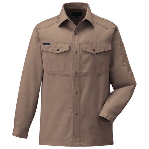 コーコス信岡(CO-COS)　長袖シャツ 1948 LL ベージュ