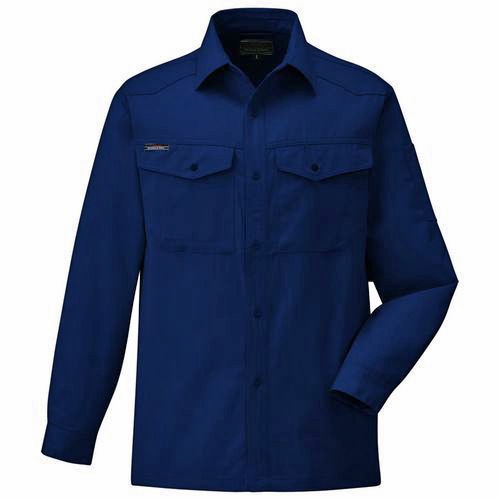 コーコス信岡(CO-COS)　長袖シャツ 1948 5L ネイビー