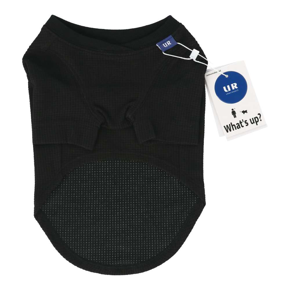 URBAN RESEARCH ワッフル無地ＴＥＥ　ブラック５号 ブラック ５号