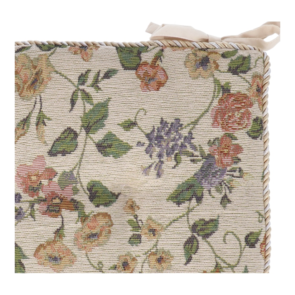 【アウトレット】LIFELEX シートクッションシェニール 約４３×４３ｃｍ　ベージュ