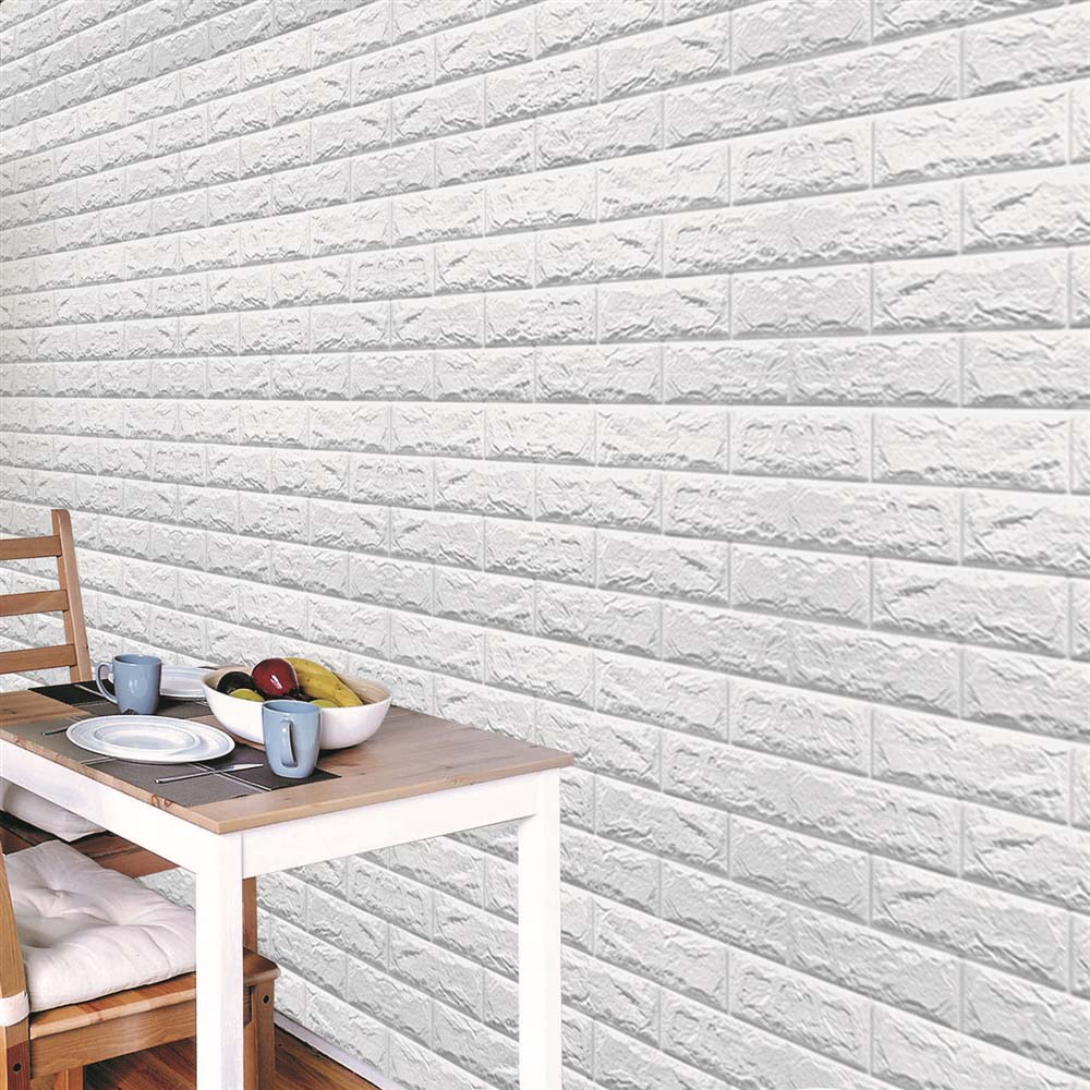LIFELEX 壁デコパネルレンガ調 約７７×７１ｃｍ ホワイト(ホワイト): インテリア・家具・収納用品|ホームセンターコーナンの通販サイト