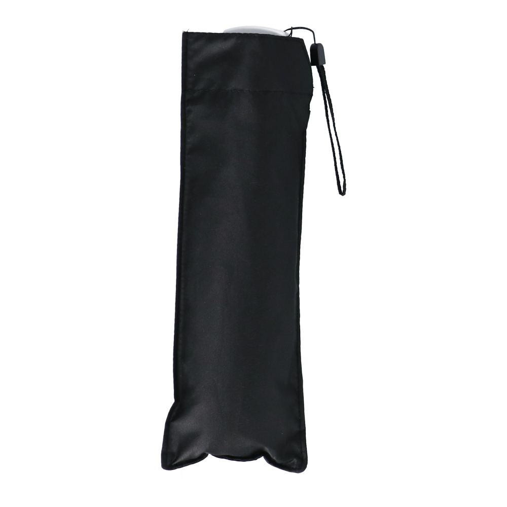平たくたためる折畳傘 ＵＶ加工　晴雨兼用　５０ｃｍ　ＢＫ
