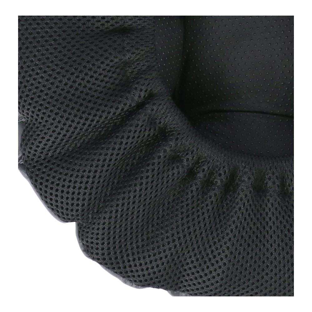 LIFELEX 丸椅子用カバーレザー調　３２ｃｍ用　ブラック