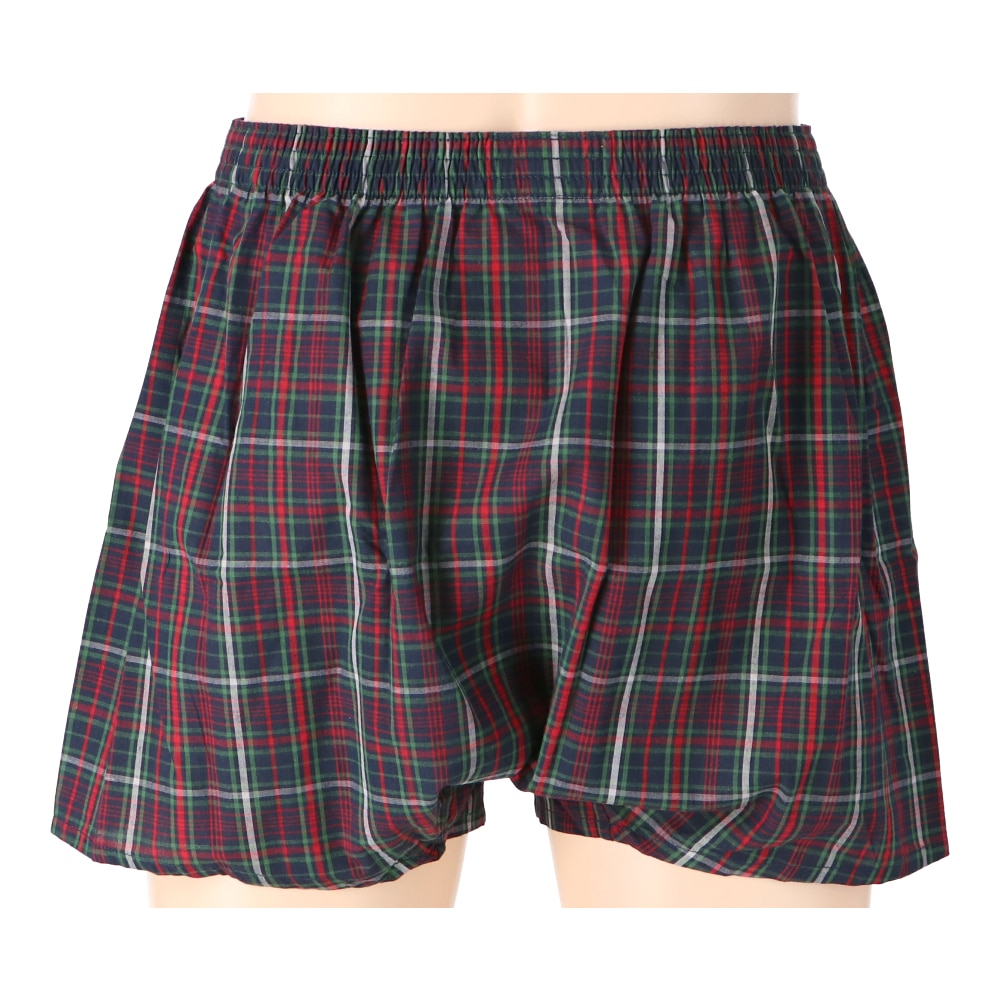 LIFELEX　トランクス　２Ｐ　レッド・パープル系チェック　Ｍ レッド・パープル系チェック　Ｍ