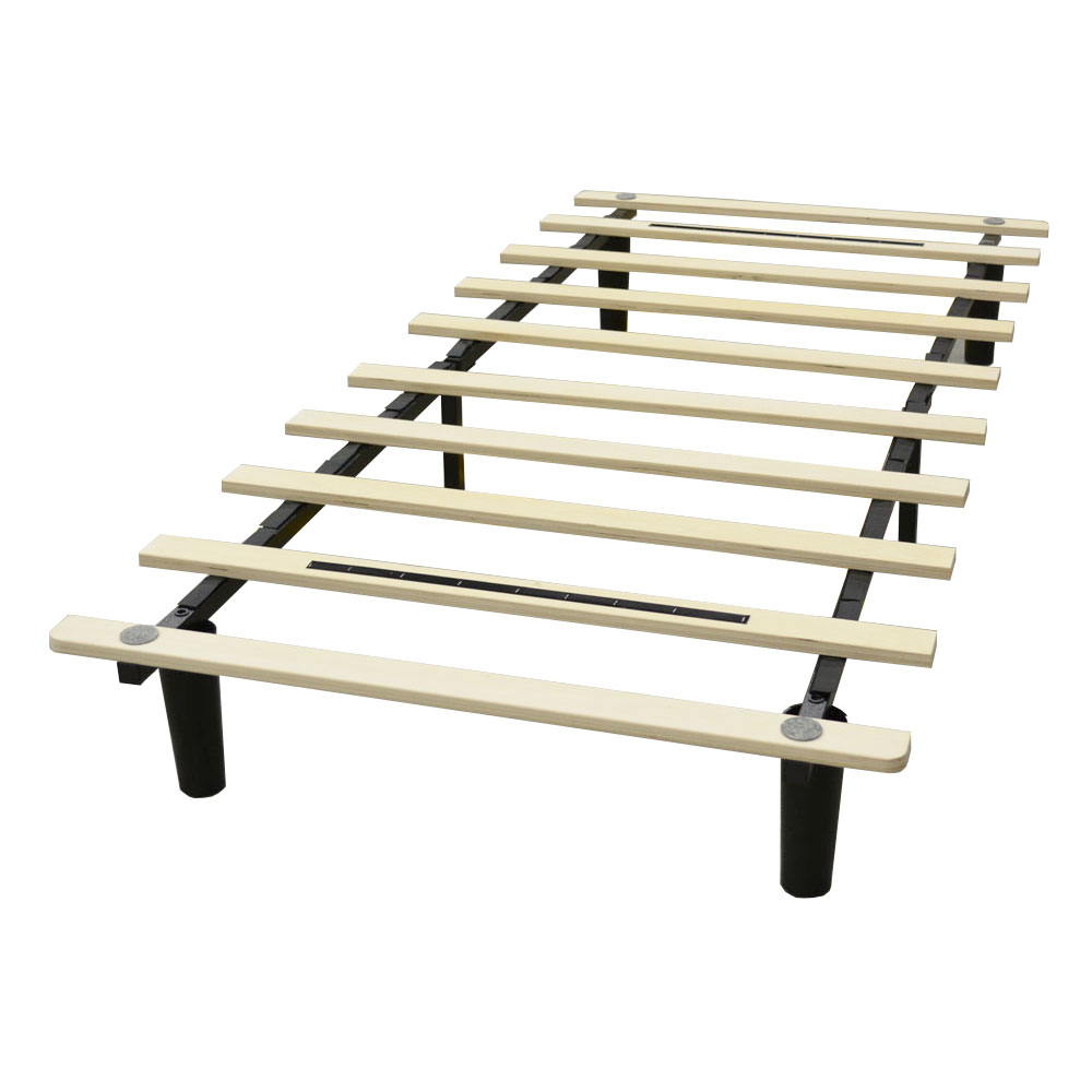 LIFELEX　脚付きボンネルコイル　マットレス　Ｓ９５１９５－３６　ホワイト／ブラック