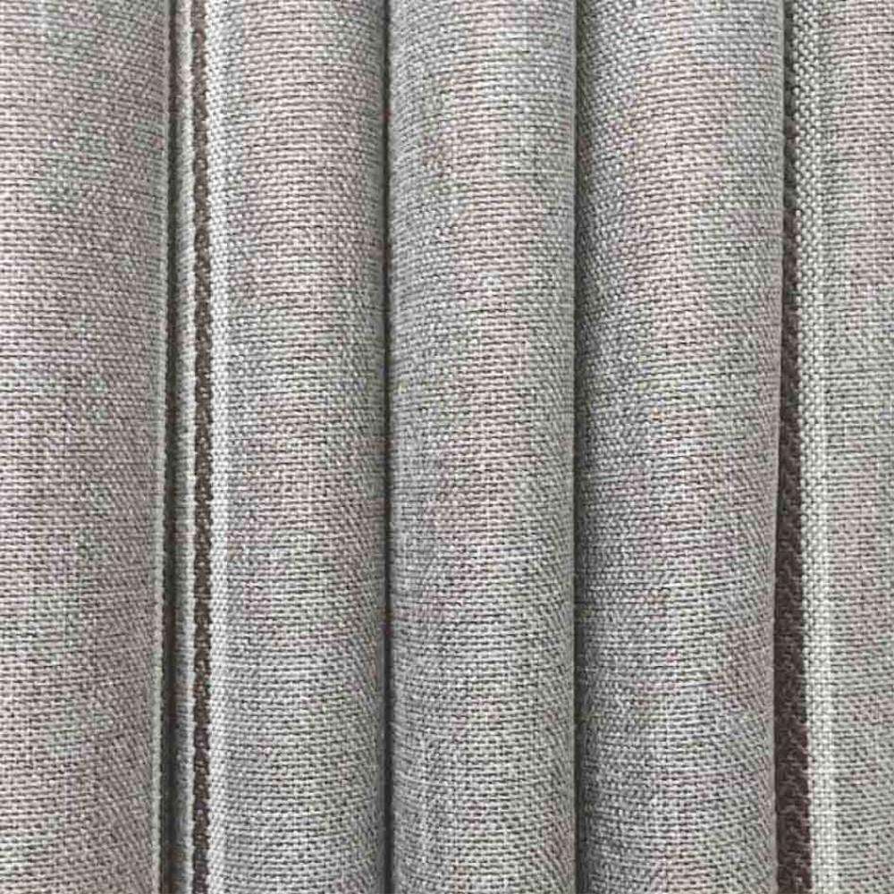 LIFELEX　遮光遮熱保温カーテン　ライン　１５０×１７８ｃｍ　ブラウン 幅150×丈178ｃｍ