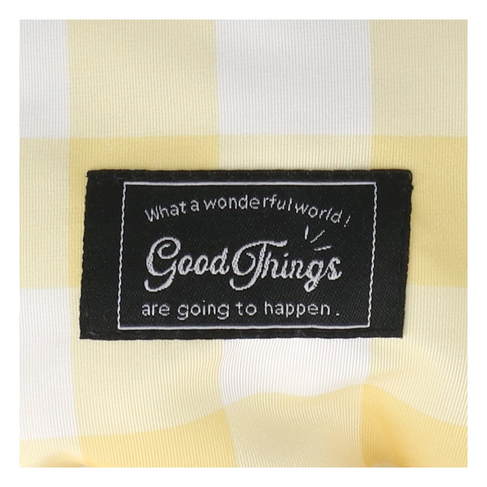 LIFELEX 接触冷感ロールクッション ギンガムチェック YE QR12-7191 イエロー 26SS