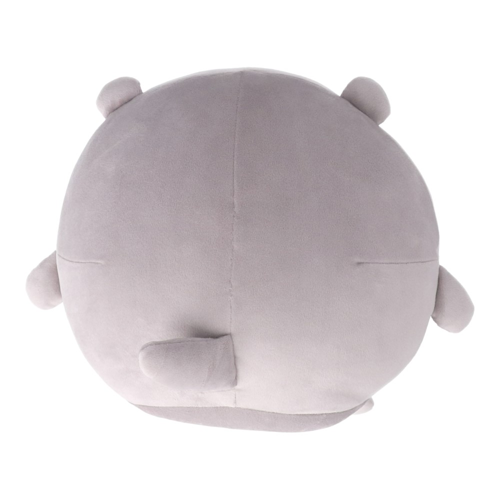 LIFELEX　モチモチアニマルボールクッション　カワウソ　グレー カワウソ・グレー