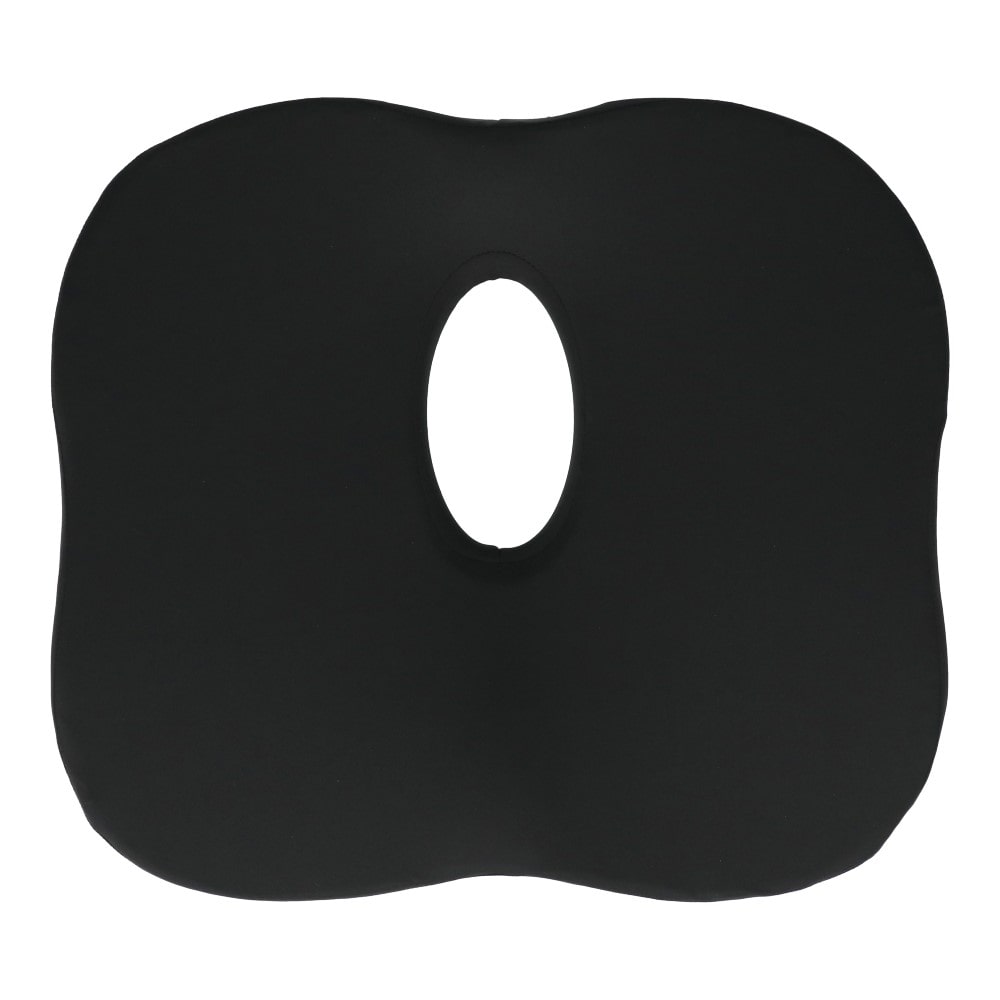 LIFELEX　分厚い低反発３Ｄクッション　４２×３８×９　ブラック