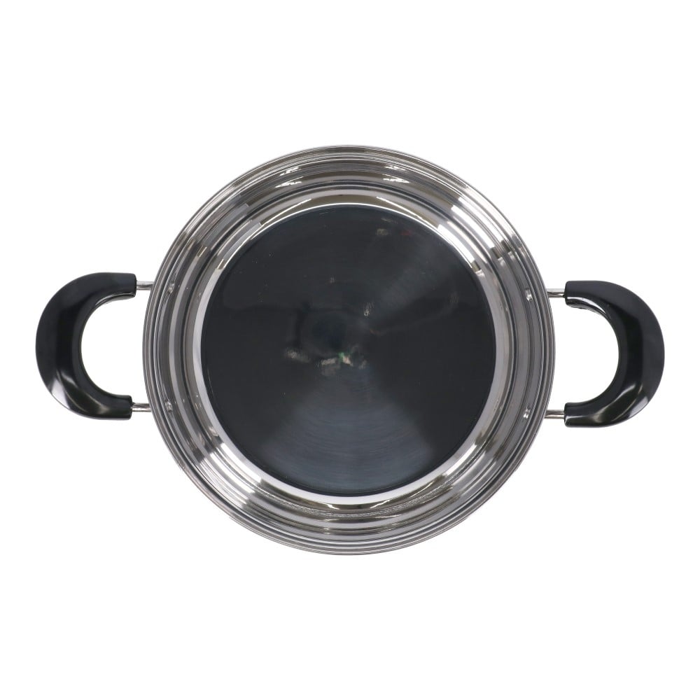 ３層底両手鍋　２２ｃｍ　ＫＨＭ０５－８１４２　ＩＨ２００Ｖ電磁調理器対応　ガスコンロ直火用 ２２ｃｍ