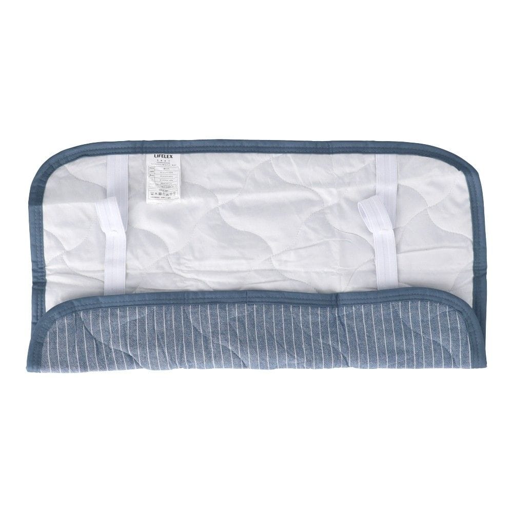 LIFELEX　ウオッシュコットンまくらパッド　ブルーストライプ まくらパッド ブルーストライプ