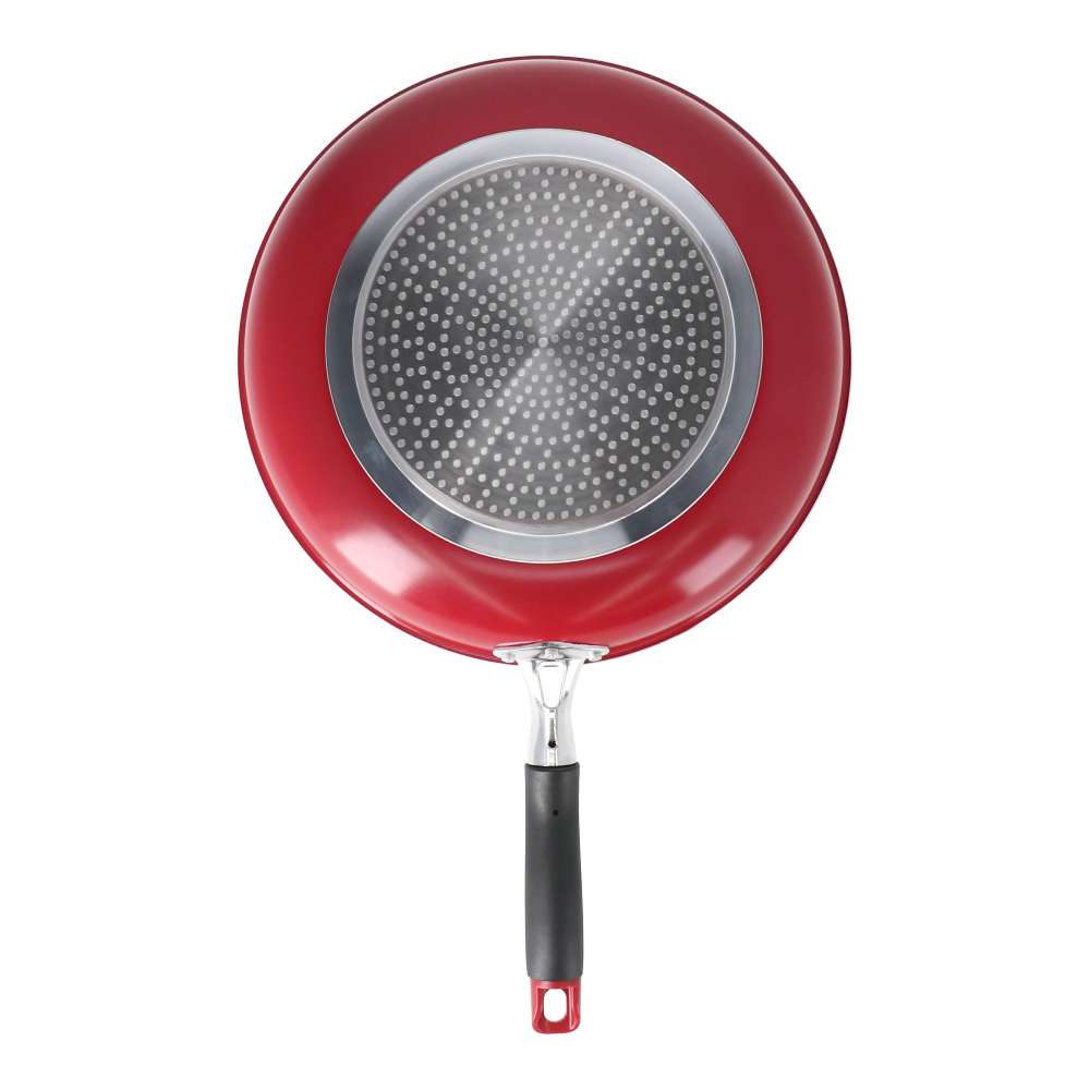 LIFELEX IHフライパン 32cm IHTR-32 赤 32cm