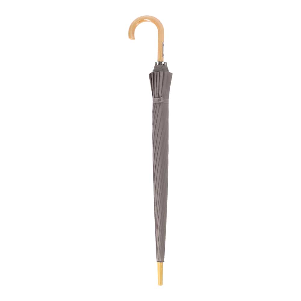 LIFELEX　紳士　１６本骨　風に強い長傘　グレー　６５ｃｍ グレー 65cm