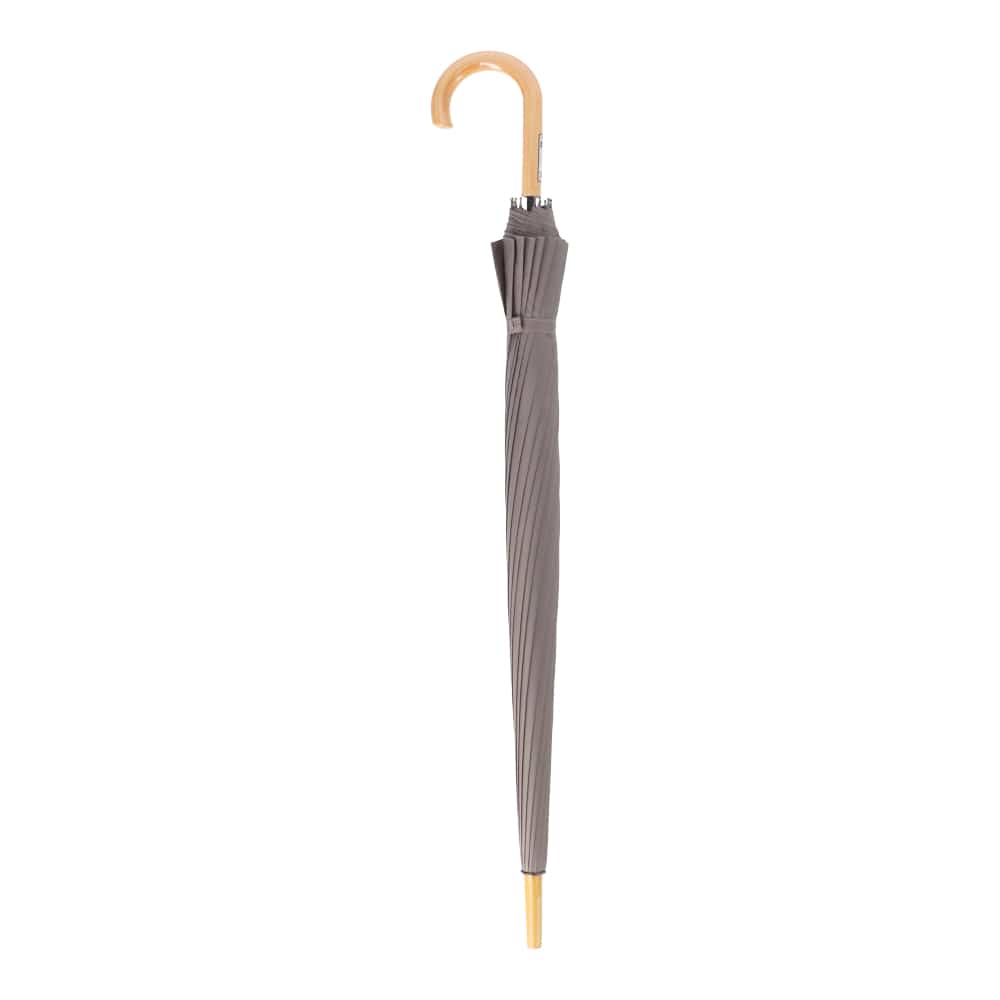 LIFELEX　紳士　１６本骨　風に強い長傘　グレー　７０ｃｍ グレー 70cm