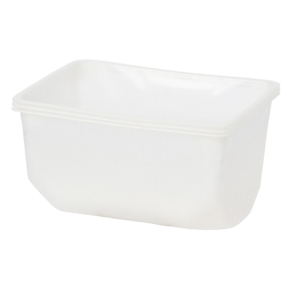 PROACT　Ｓ型バケット内容器　３枚入り　クリア 容器　３枚