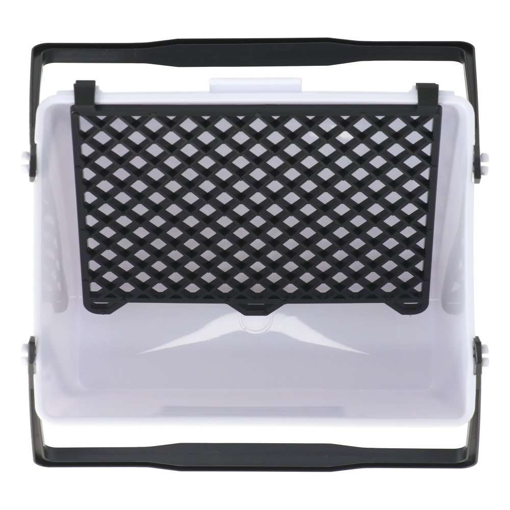 PROACT　Ｓ型バケット　ネット付き　ホワイト・ブラック Ｓ型バケット　ネット付き