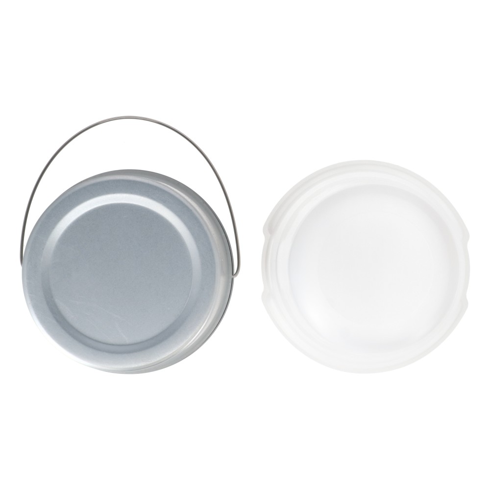 PROACT　下げ缶＋内容器セット　下げ缶３Ｌ＋内容器５枚　シルバー・クリア