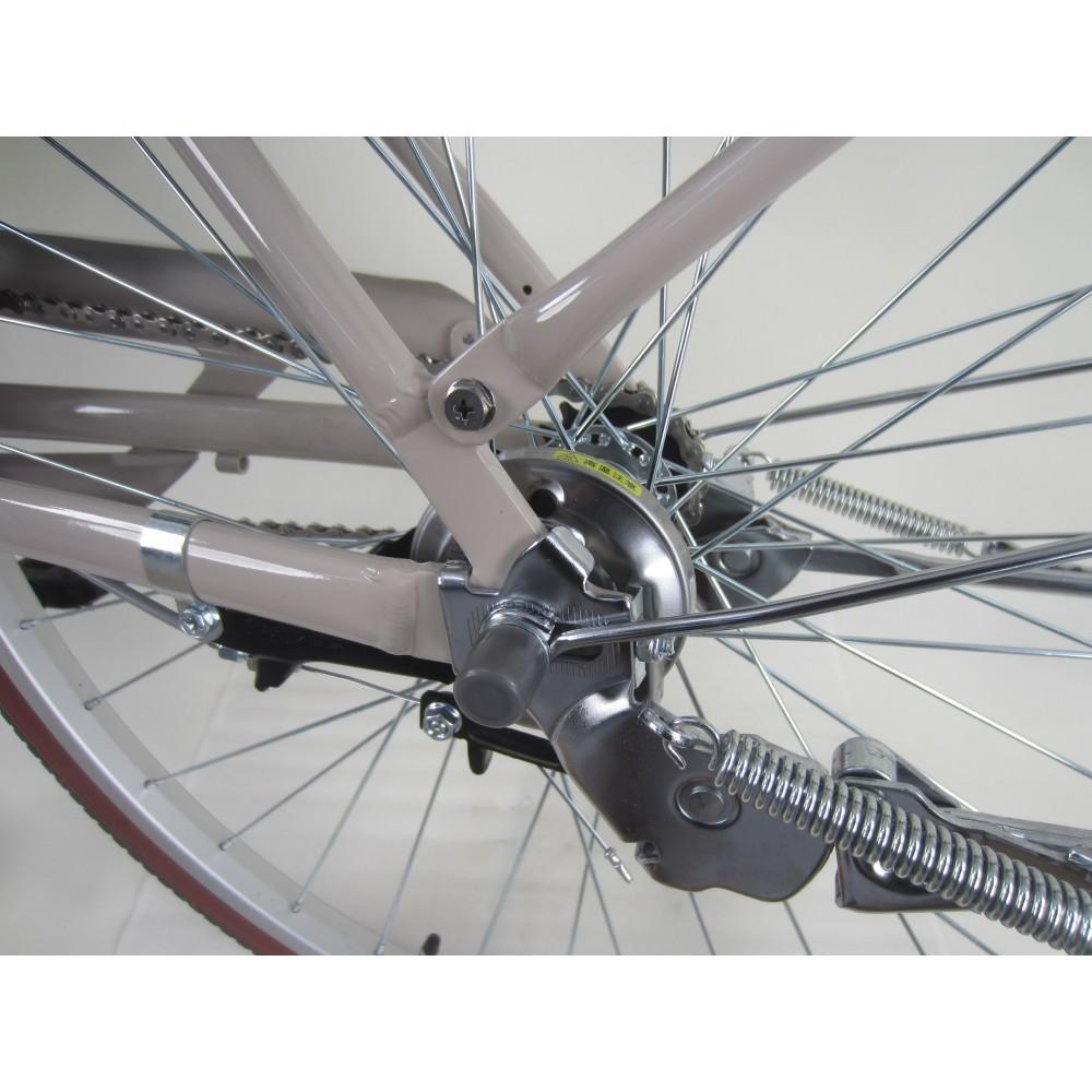 ２６インチ 軽快車 アルミフレーム オートライト ローラーブレーキ仕様 マルーン マルーン