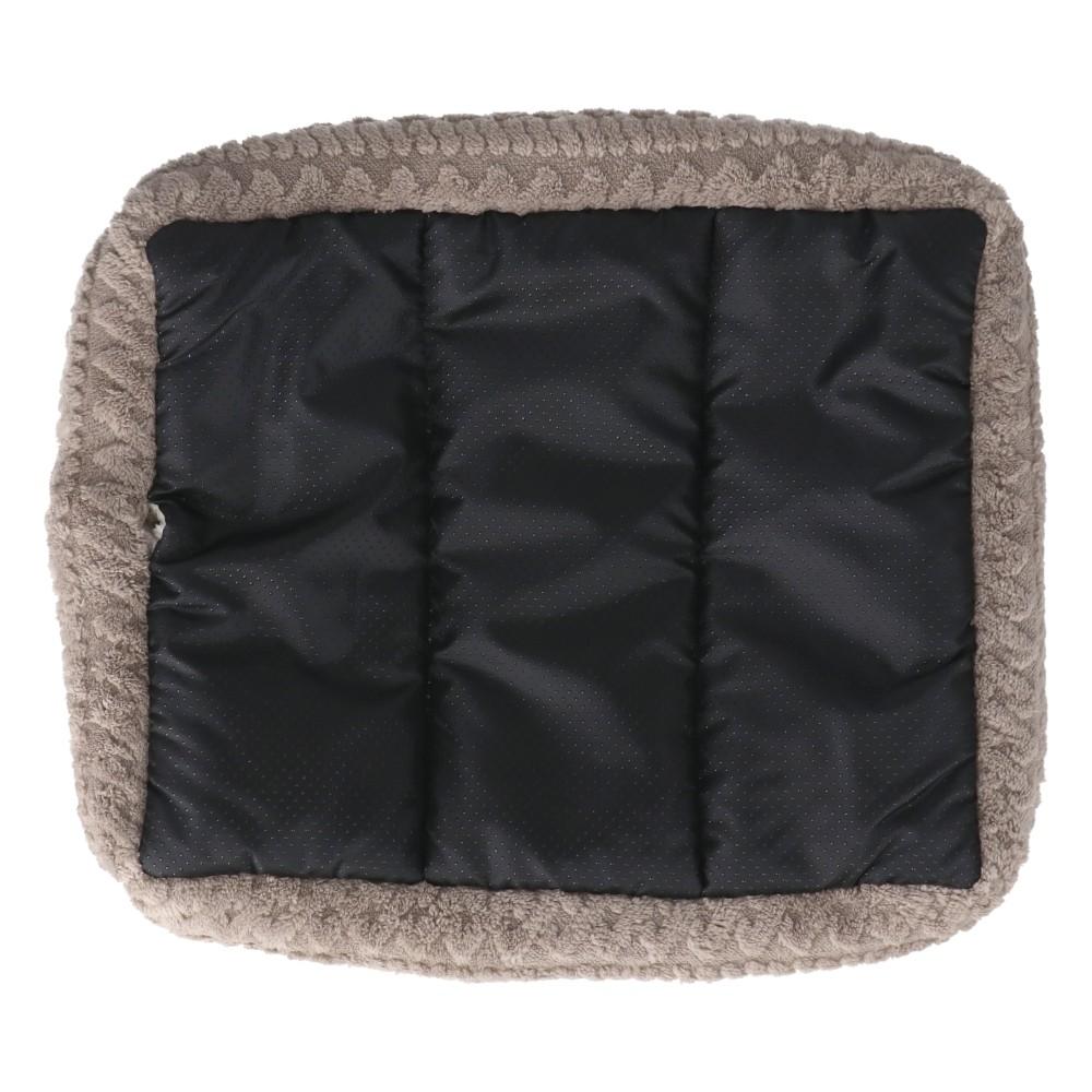 LIFELEX　スクエアベッドＳ　ケーブルニット　グレージュ　ＱＲ１２－３９９１　２６ＡＷ Ｓ
