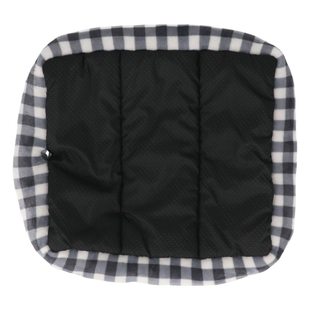 LIFELEX　スクエアベッドＭ　チェック　ダークグレー　ＱＣ１２－４３６３　２６ＡＷ Ｍ