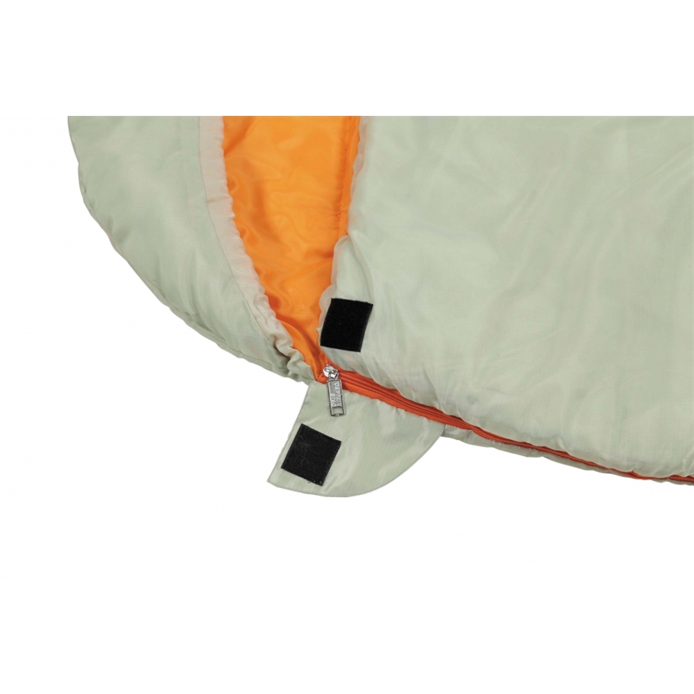 キャプテンスタッグ(CAPTAIN STAG) 寝袋 シュラフ エッグ型シュラフ 中綿1200g 【最低使用温度10度】 丸洗い 収納袋付き グラスホワイト UB-21 成人用