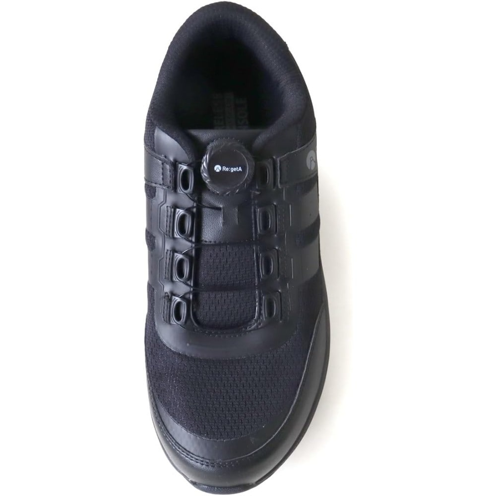リゲッタ Regetta ダイヤル式ローカット BLK 25.0cm RSF002-BLK-25 25.0cm