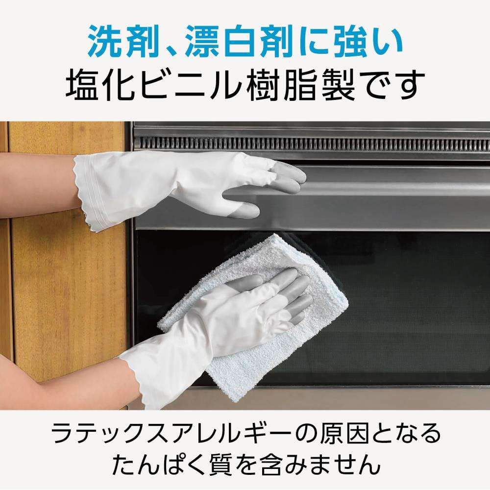 エステー　ファミリー　ビニールうす手　ライフデザイン　Ｍ　グレー