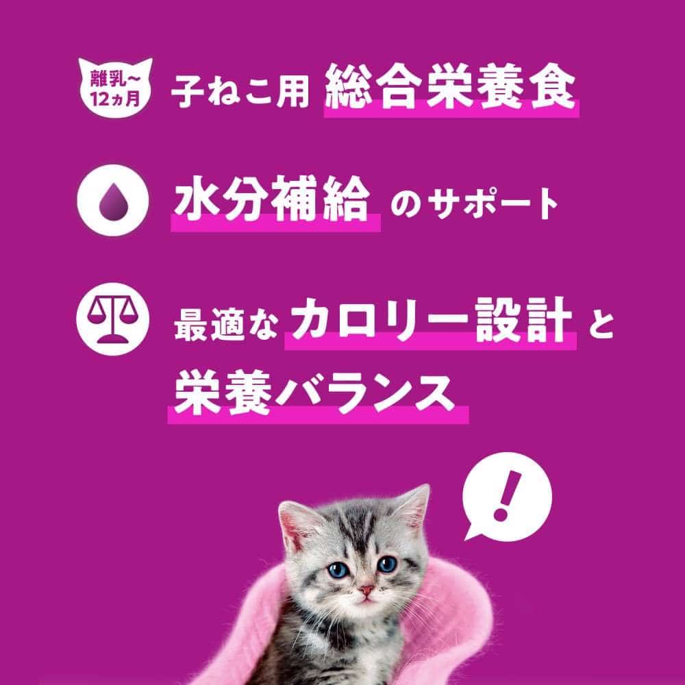 マースジャパンリミテッド　カルカンパウチ８Ｐ　子猫用　お魚ミックス　鮪鰹白身 子猫用　お魚ミックス　鮪鰹白身