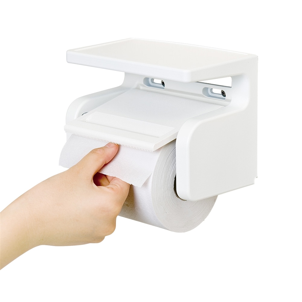 レック ＲＳペーパーホルダー（棚付き） ＢＢ－３７４: 生活用品・キッチン用品|ホームセンターコーナンの通販サイト