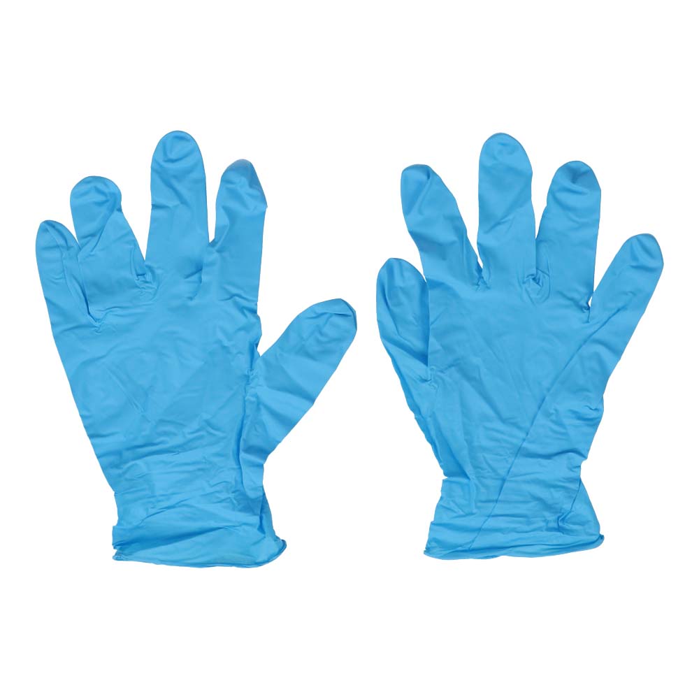 【アウトレット】ニトリル手袋５０枚Ｌ ＃２０４０ Ｌ ブルー