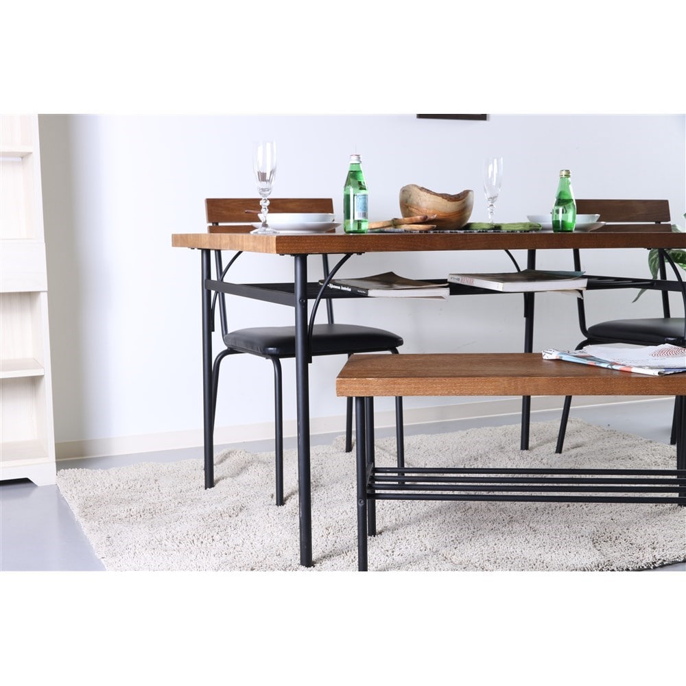 食卓テーブル レアル 1280(ブラウン) 収納・家具 ホームセンターコーナンの通販サイト