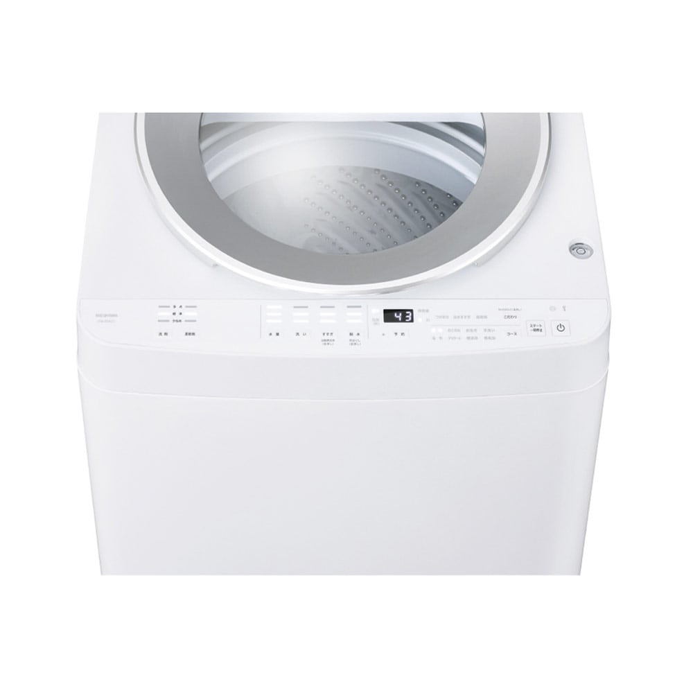 【取付工事(配送設置)･家電リサイクル対象品】アイリスオーヤマ　全自動洗濯機８ｋｇデザインモデル　ＩＴＷ－８０Ａ０１－Ｗ 取付工事(配送設置)･家電リサイクル希望
