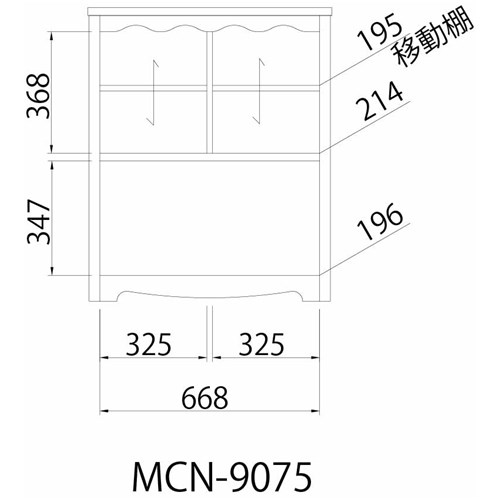 モンシェリーヌ　ＭＣＮ－９０７５ ホワイト