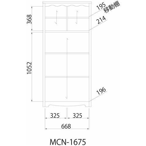 モンシェリーヌ　ＭＣＮ－１６７５ ホワイト