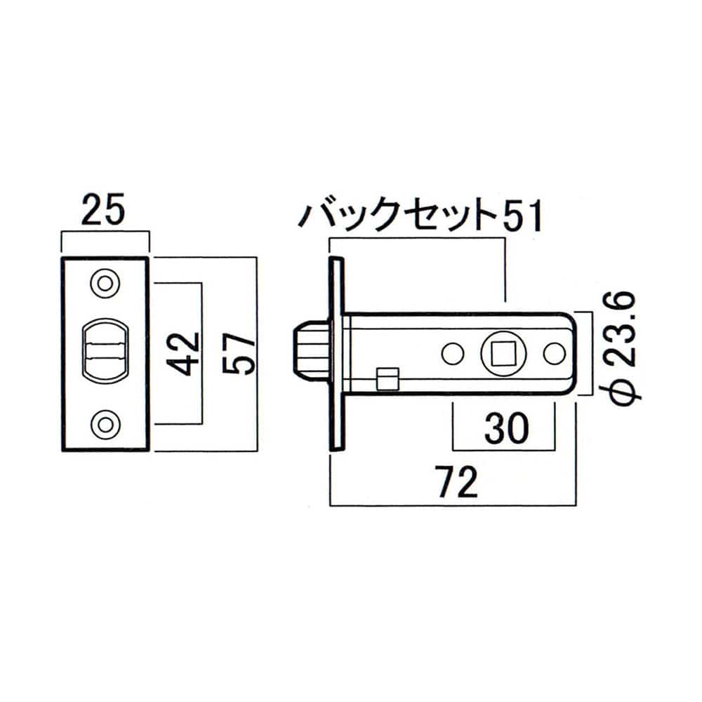 川口技研　ハイレバー３２空錠　ＤＡＬ－３２－１Ｍ－ＳＧ